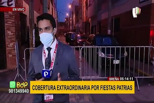 Breña: gran expectativa en exteriores de vivienda de Pedro Castillo