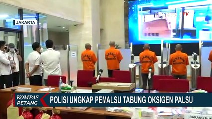 Polisi Bongkar Pemalsuan APAR yang Diubah Jadi Tabung Oksigen