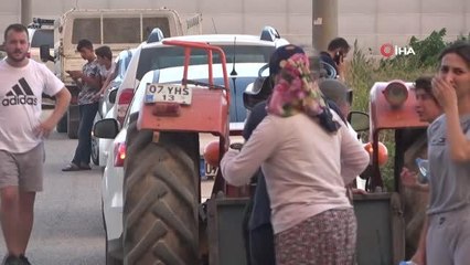 Sera ve ağaçları yanan kadınlar gözyaşlarına boğuldu