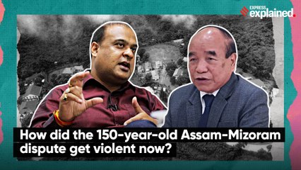 How did the 150-year-old Assam-Mizoram dispute get violent now?