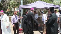 KUDÜS - Hristiyan din adamlarından Şeyh Cerrah Mahallesi sakinlerine destek ziyareti