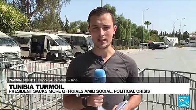 Tunisia in political turmoil as president dismisses more officials