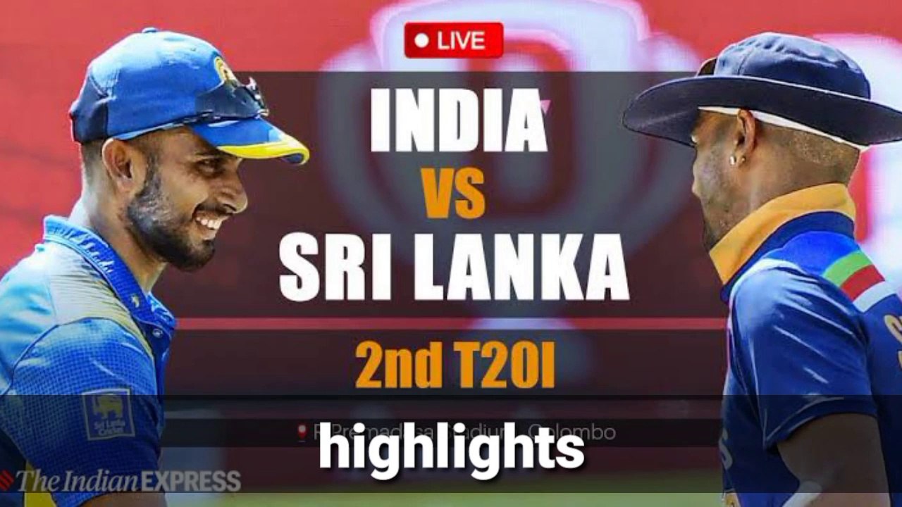 India vs Sri Lanka 2nd T20 || Full highlights 2021