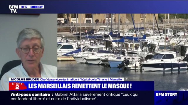Nicolas Bruder, chef du service réanimation à Marseille: Il n'y a pas eu de forme grave chez les patients vaccinés