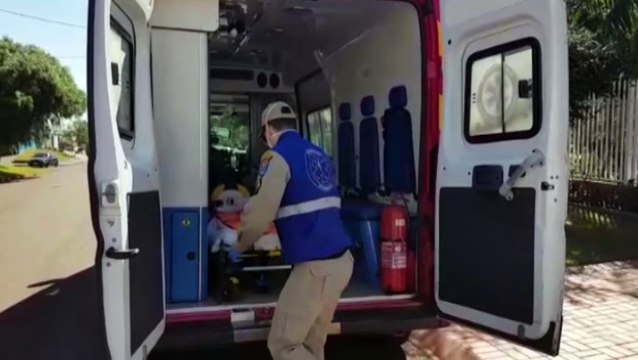 Idosa de 91 anos é socorrida após sofrer queda em residência no Bairro Esmeralda