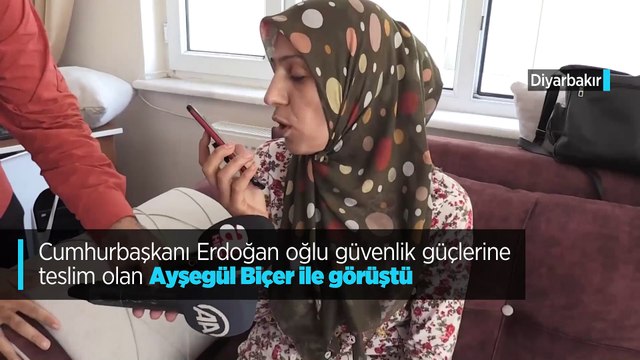 Diyarbakır annelerinden Ayşegül Biçer de müjdeli haberi aldı
