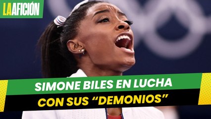 Por _demonios en la cabeza__ Simone Biles explica su retirada de final por equipos
