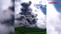 Endonezya'da yanardağ patladı! Yetkililer uyarı yaptı
