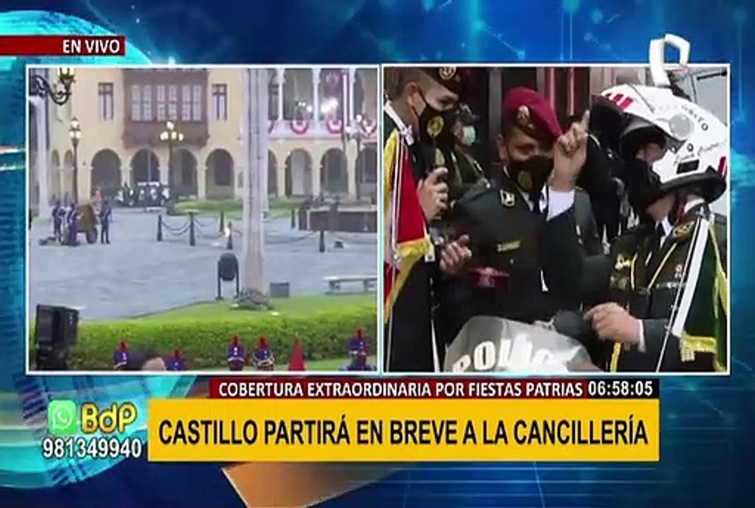 Cercado: Plaza Bolívar y Plaza de Armas se alistan para iniciar celebración por Fiestas Patrias