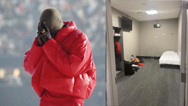 Kanye West Shares Picture of Mercedes-Benz Stadium Bedroom While Finishing ‘Donda’