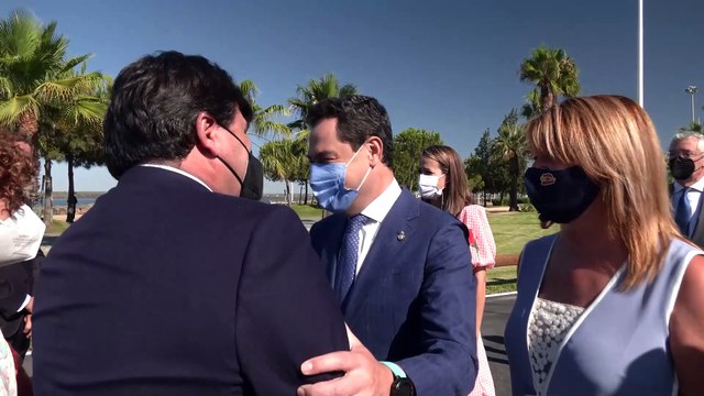 Moreno valora la inversión de 35,5 millones en 2021 que hacen más sostenibles los puertos andaluces