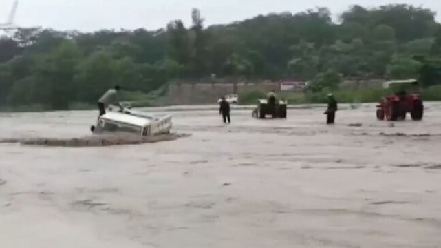 Cloudbursts, flash floods and landslides wreak havoc in J&K, Himachal Pradesh