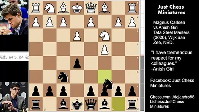 Anish Giri: My 60 Memorable Draws (14) Giri vs Magnus Carlsen (2020)
