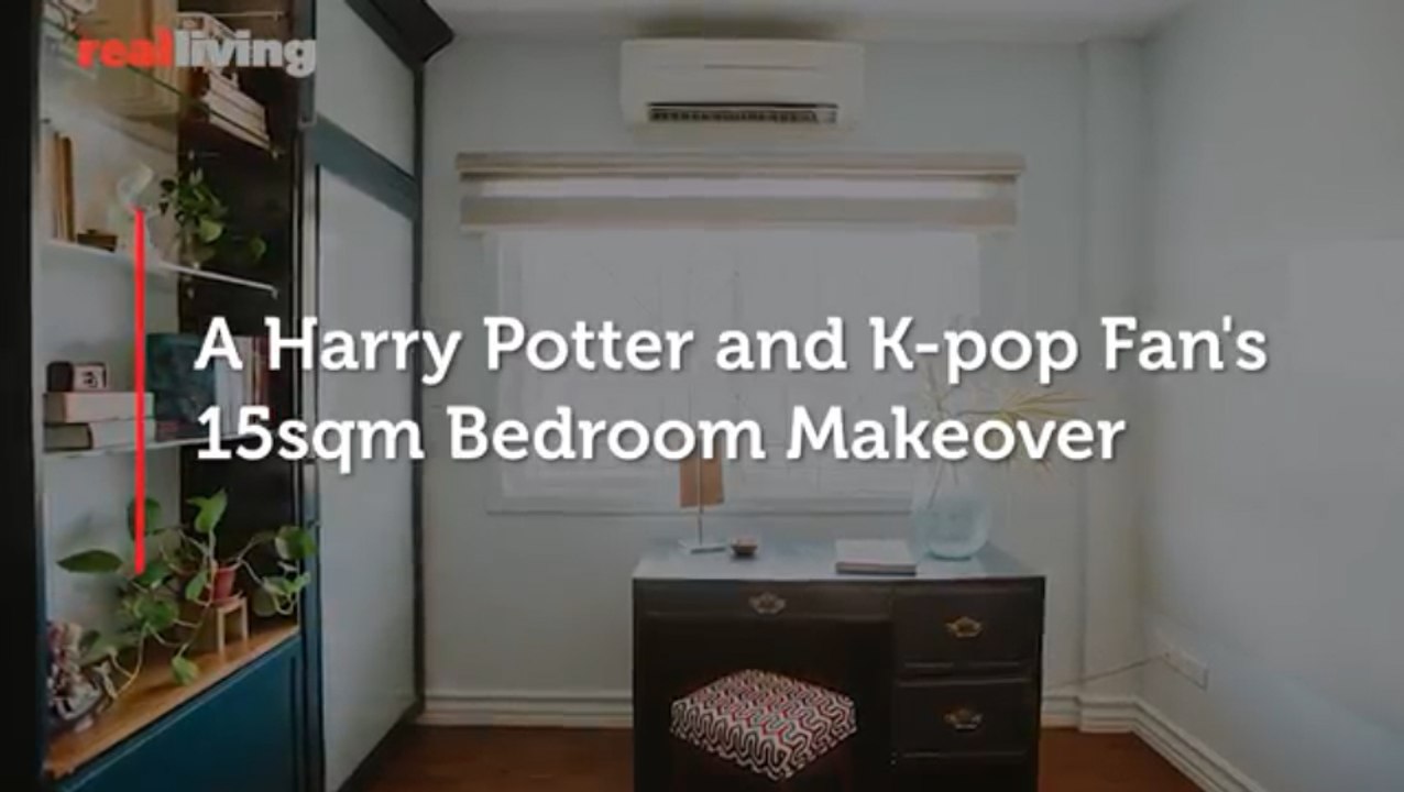 A Harry Potter and K pop Fan's 15sqm Bedroom Makeover