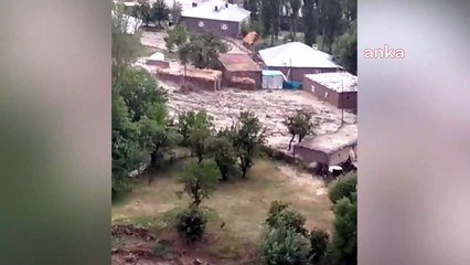 Van Başkale'de sel baskını meydana geldi