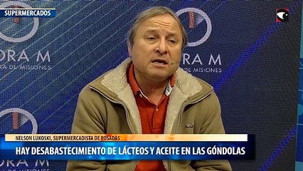 Hay desabastecimiento de lácteos y aceite en las góndolas