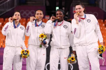 US Women’s 3-on-3 Basketball Team Wins Gold in Sport’s Olympic Debut