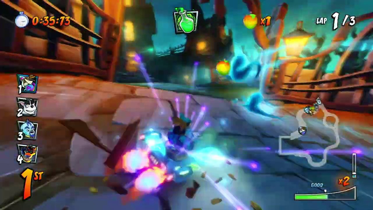 Nina's Nightmare Nintendo Switch Gameplay - Crash Team Racing Nitro-Fueled