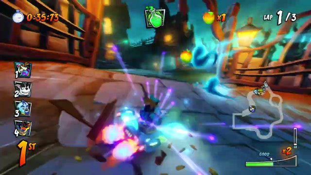 Nina's Nightmare Nintendo Switch Gameplay - Crash Team Racing Nitro-Fueled