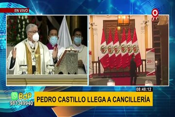 Pedro Castillo: presidente electo llegó a Palacio de Torre Tagle