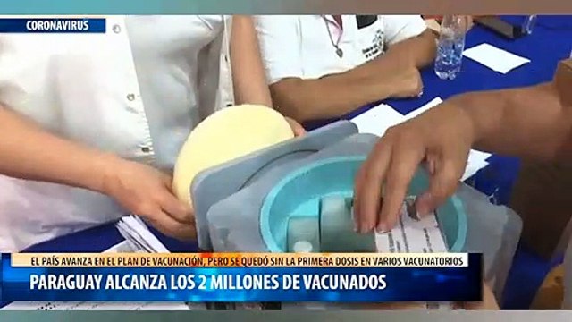 Paraguay alcanza los 2 millones de vacunados