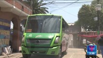 Continúan las extorsionan a conductores de transporte público en Edoméx