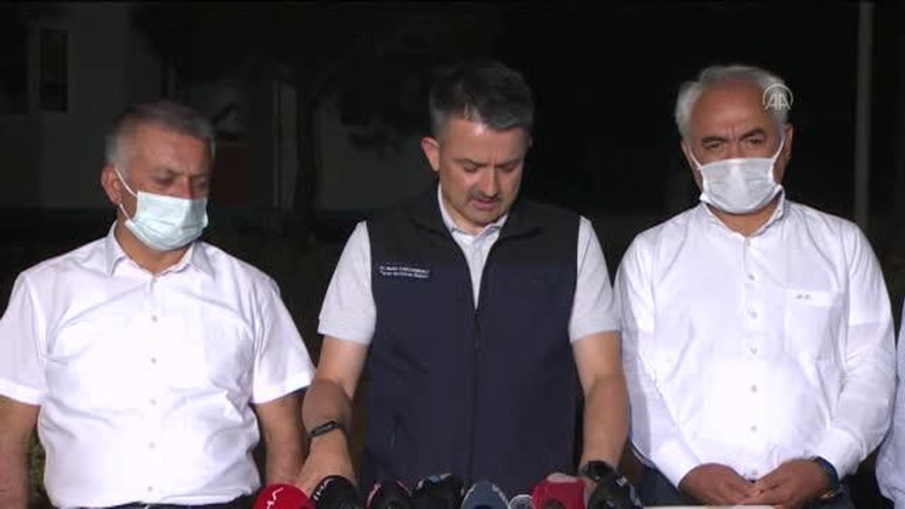 Tarım ve Orman Bakanı Pakdemirli, Manavgat'taki orman yangınına ilişkin açıklamada bulundu