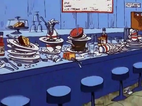 The Pink Panther. Ep-064. Pink blue plate. 1971 TV Series. Animation. Comedy