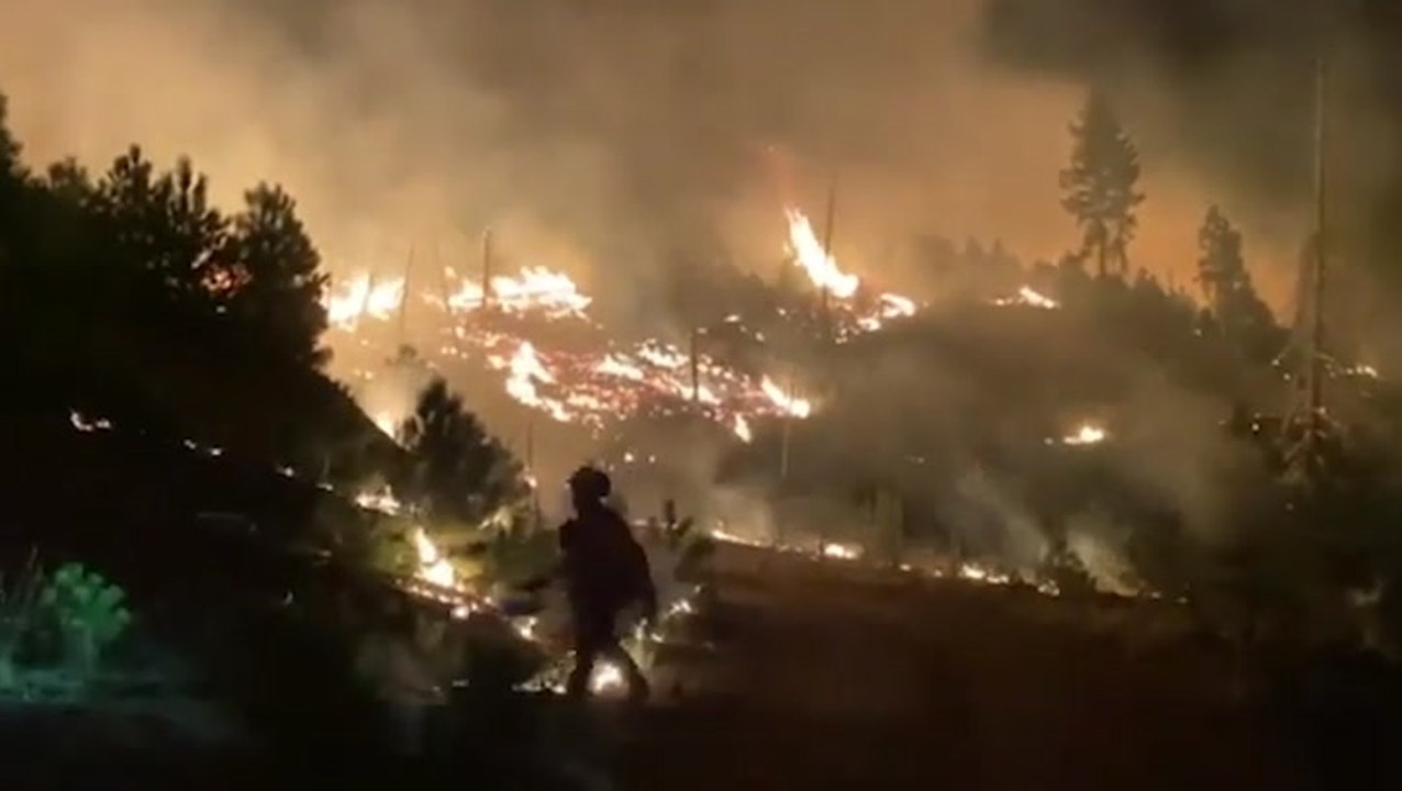 Firefighters continue battle against the massive Dixie Fire