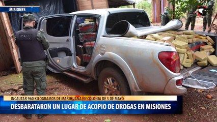 Desbarataron un lugar de acopio de drogas en Misiones