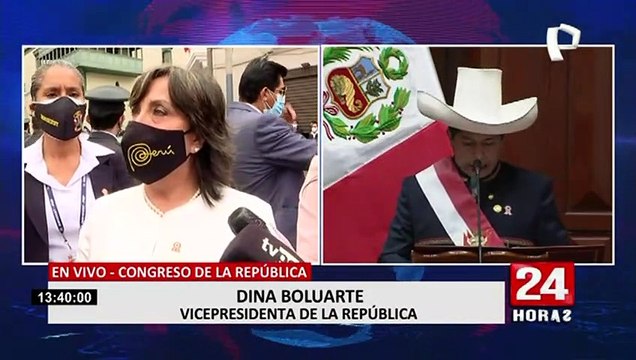 Vicepresidenta Dina Boluarte descartó que exista algún retraso en juramentación de ministros