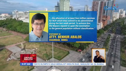 Mga alkalde sa NCR, magrerekomenda ng 2-week ECQ kung may sapat na ayuda galing sa nat'l government | UB