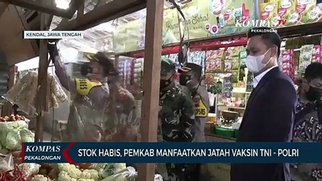 Stok Habis, Pemkab Kendal Manfaatkan Jatah Vaksin TNI - Polri