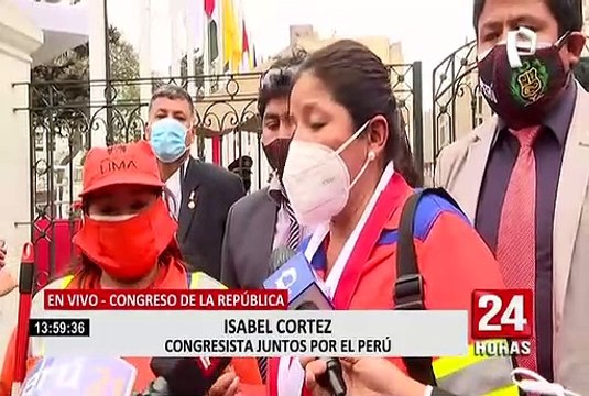 Cortez tras mensaje de Castillo: Necesitamos voluntad política para trabajar en bienestar de todos