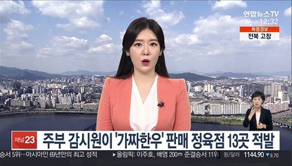 주부 감시원이 '가짜한우' 판매 정육점 13곳 적발