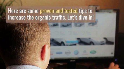 Raymond Halliwell | Tips to Increase Organic Traffic
