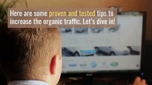 Raymond Halliwell | Tips to Increase Organic Traffic