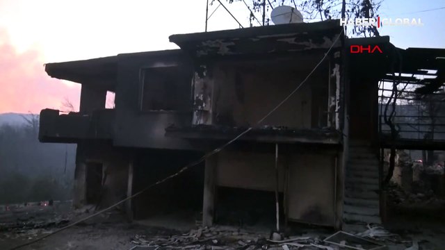 Yangın ortasında yürek yakan sözler: Böyle acı mı olur Allah'ım