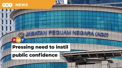 Govt urged to separate roles of AG, public prosecutor