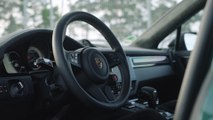 Porsche Cayenne Turbo GT Interior Design in Green Metallic