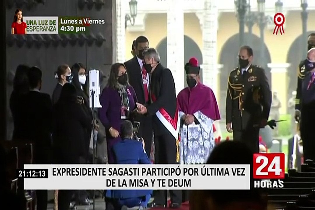 Francisco Sagasti y ex ministros de Estado participaron de la Misa solemne y Te Deum