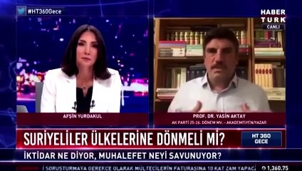 AKP'li Yasin Aktay: Aç olan 'açım' diye bağırmaz