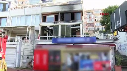 Turistlerin kaldığı villada yangın