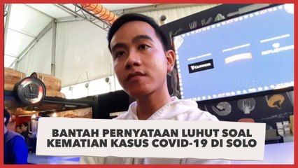 Gibran Bantah Pernyataan Luhut Soal Kematian Kasus Covid-19 di Solo Tinggi