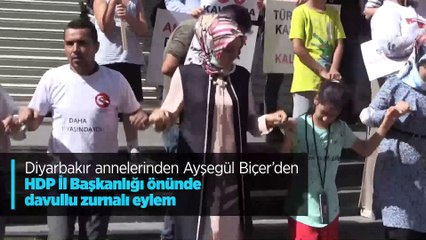 Diyarbakır annelerinden Ayşegül Biçer dediğini yaptı!