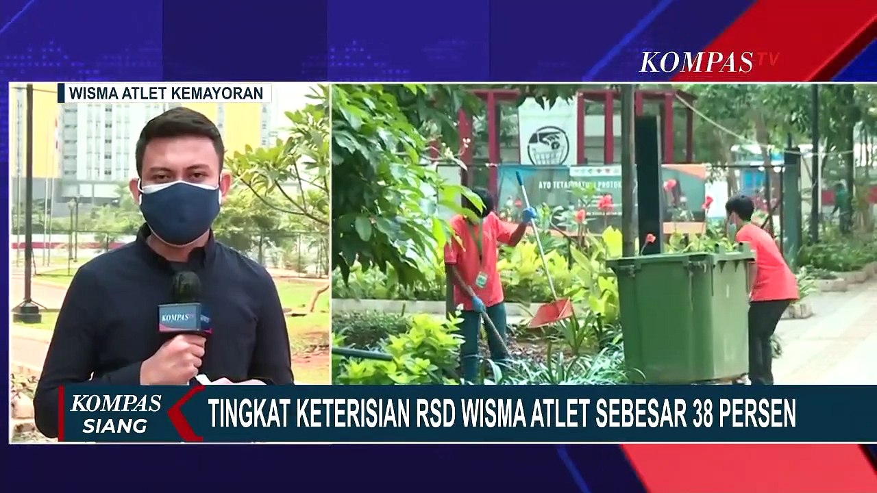 Jumlah Pasien Terus Berkurang, Tingkat Keterisian RSD Wisma Atlet Kini Sebesar 38 Persen