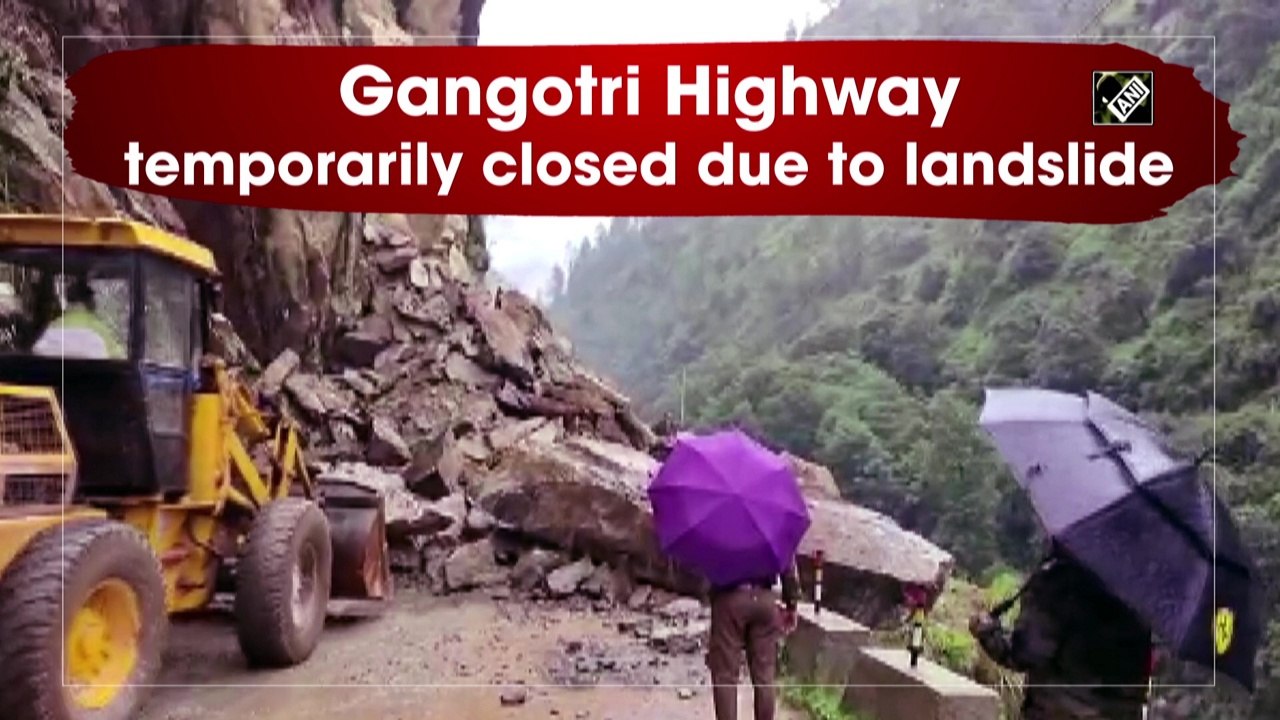 Gangotri Highway temporarily closed due to landslide