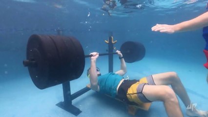 Trying To Bench 405 lbs Underwater | OT 28 | Dude Perfect