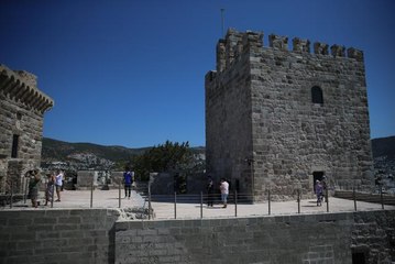 Bodrum Kalesi Kurban Bayramı tatilinde ziyaretçi akınına uğradı