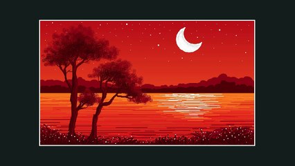 How to Draw - in computer| Microsoft paint tutorial | ms paint | scenery drawing 031 - Art Point